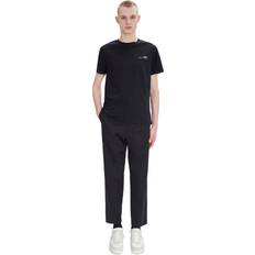 Unisex T-shirts A.P.C. Black Printed Logo T-Shirt NOIR/BLANC