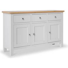 Roseland Furniture Farrow Grey Sideboard 125x80cm