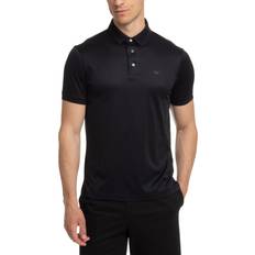 Emporio Armani Polotrøjer Emporio Armani Kortærmet Bomuldsblandet Poloshirt - Blå