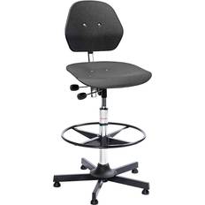 Laboratoriestol Svart 45-65 cm