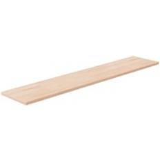 Mobili vidaXL Solid Wood Oak Untreated Wall Shelf