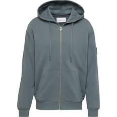 Calvin Klein Chaquetas Calvin Klein Badge Zip Through Hoodie - Gray