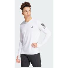 Elastane/Lycra/Spandex T-shirts Adidas Own The Run Long Sleeve Long-Sleeve Top White