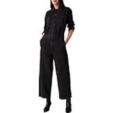 Levi's Women Jumpsuits & Overalls Levi's Iconic Wide Denim Jumpsuit - Black