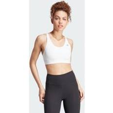 Adidas White Bras Adidas Run Medium-Support Bra White D-DD