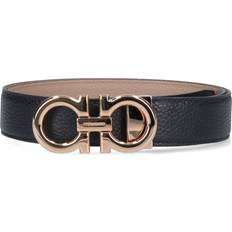 Men - Pink Belts Ferragamo Gancini Reversible Belt - Black
