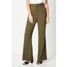 Pink Trousers Wallis Petite Premium Pinktuck Detail Kickflare Trouser Khaki