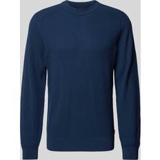 Lino - Uomo Maglioni Boss Orange Klincru Knit Jumper - Blue