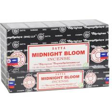 Satya Midnight Bloom rökelsepinnar Paket 120 Ljusstake, Ljus & Doft