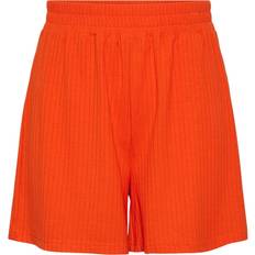 Orange Shorts Pieces Pckylie Shorts Orange