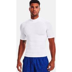 Under Armour Heatgear Comp Mock Short Sleeve T-shirt White Regular Man