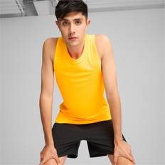 Giallo - Uomo Canottiere Puma Tank Top Da Running RUN FAVOURITE DA