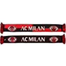 Ac Milan officiell polyester halsduk, röd/svart, en