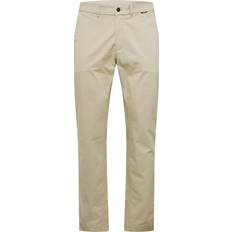 Calvin Klein Beige Trousers Calvin Klein Slim Fit Chinos Cotton Twill - Light Beige