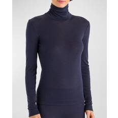 Kaschmir Blusen Hanro Silk-Cashmere Turtleneck Top