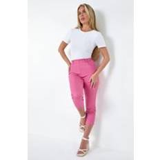 Pink Jeans Roman Petite Stretch Crop Denim Jegging in Pink