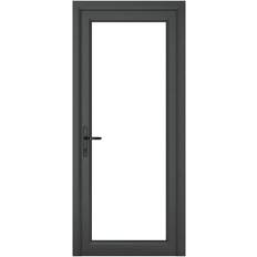 Doors Crystal uPVC Grey Right Hand Inwards Double Glazed Interior Door (x)