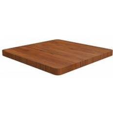 Natural Encimeras vidaXL Tablero De Mesa Cuadrada Madera Roble Marrón Oscuro 60x60x4 cm Encimera