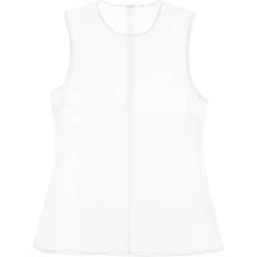 Silk Tops Ami Paris sleeveless silk top in White