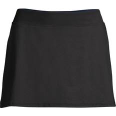 Lands' End Women Swimsuits Lands' End Women's Tummy Control Swim Skirt Swim Bottoms Black