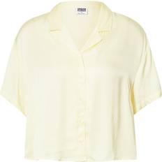 3XL - Kort ærme Bluser Urban Classics Bluse pastelgul pastelgul