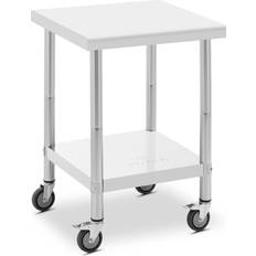 Royal Catering Wheeled Work Bench 60 x 60 cm Table