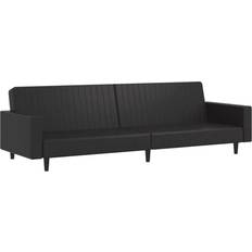 vidaXL Artificial Leather Brown Sofa 220cm 2 Seater
