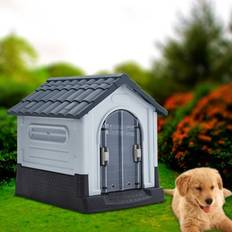 Pets Living and Home And Home Weatherproof Plastic Pet Cage Dog House Dog Kennel With