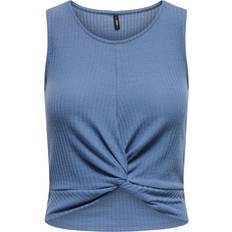 Slim Singleter Only O-neck Cropped Top