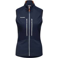 Mammut Women Vests Mammut Eiger Nordwand Ml Hybrid Vest Blue Woman