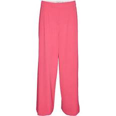 Vero Moda Rosa Byxor Vero Moda Fuchsia Byxor Med Dragkedja - Rosa