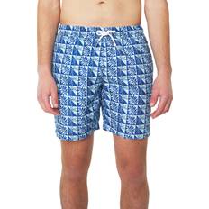 Swimwear Slate & Stone Cabo Swim Trunks in Blue Checkboard