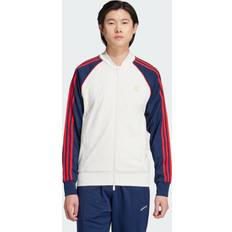 Bianco Giubbotti Adidas Felpa Con Zip SST - Cloud White/Night Indigo