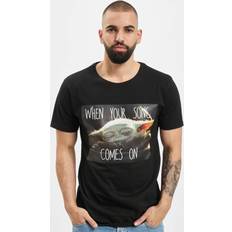 Merchcode Baby Yoda Song T-shirt - Black