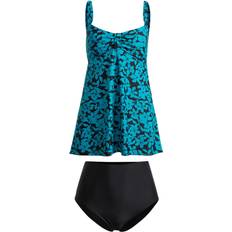 Lace Tankinis Bonprix Floral Print Tankini Set Turquoise Floral