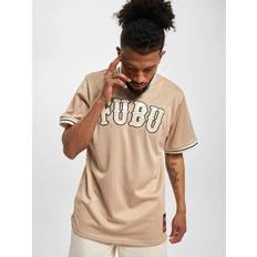 FUBU Vintage Lacque Mesh Tee Beige