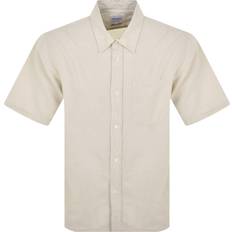 Norse Projects Cotton-Linen Short-Sleeve Shirt beige