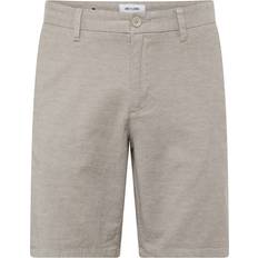 Chinosshorts - Gråa Only & Sons – Mörkgrå chino-shorts linnemix-Grå/a