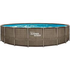 Vrijstaande Zwembaden Summer Waves Elite Frame 610 x 122 cm Dark Triple Basketweave