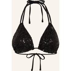 Guess Bikinioberteile Guess Triangel-Bikini-Top mit Pailletten SCHWARZ