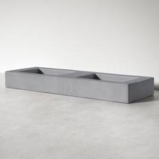 Tvättställ & Handfat Hill Ceramic Sira Håndlavet Cement Håndvask Tundra