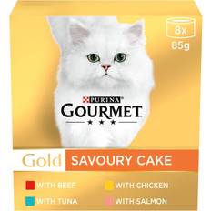 Gourmet Pets Gourmet Gold Savoury Cake Mixed 8X85g