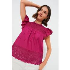 Red Blouses Ulla Johnson Ruby Kassi Top Ruby