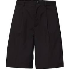 Weekday Pantalons & Shorts Weekday Uno Sorte løstsiddende skræddersyede shorts-Black