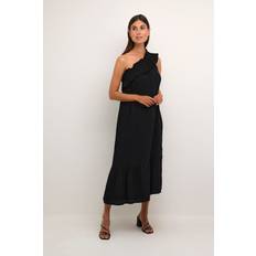 CULTURE Lange kjoler CULTURE Dress Elina one shoulder Sort