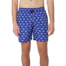 Swimwear Slate & Stone Cabo Swim Trunks in Blue Palm Tree