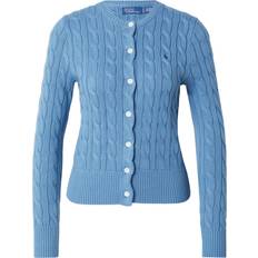 Polo Ralph Lauren Women Cardigans Polo Ralph Lauren Cable-Knit Cotton Cardigan Blue