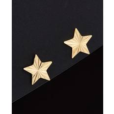 Italian Gold 14K Star Studs