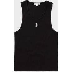 JW Anderson Black Anchor Logo Tank Top 999 BLACK