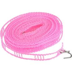 Clothing Care Uxcell Sold by: Tasharina Corp, 16.4ft Nylon Portable Clothesline Windproof Non Slip Washing Line Pink